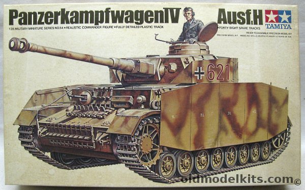 Tamiya 1/35 Panzerkampfwagen IV Ausf. H, MM154 plastic model kit